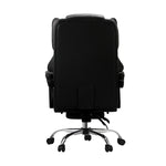 Massgae Office Chair Recliner Racing Computer Chairs PU Footrest Black