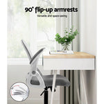 Mesh Office Chair Mid Back And Grey