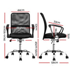 Office Chair Gaming Chair Computer Mesh Chairs Mid Back Black