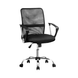 Office Chair Gaming Chair Computer Mesh Chairs Mid Back Black