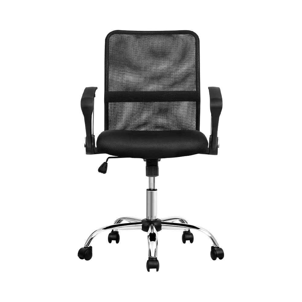 Office Chair Gaming Chair Computer Mesh Chairs Mid Back Black