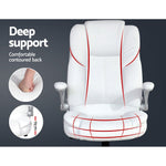 Kea Executive Office Chair Leather White