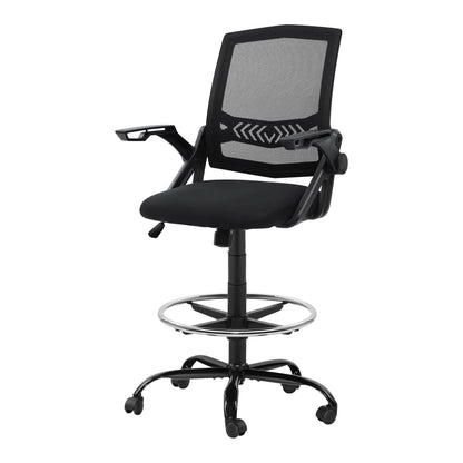 Office Chair Drafting Stool Mesh Chairs Black