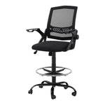 Office Chair Drafting Stool Mesh Chairs Black
