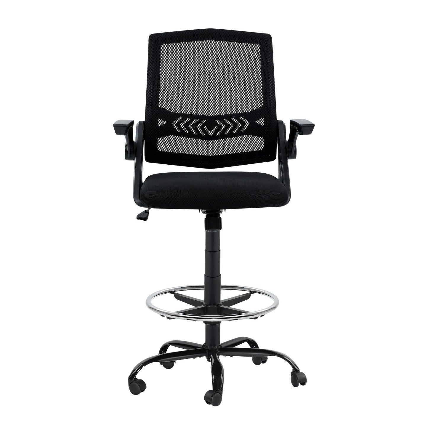 Office Chair Drafting Stool Mesh Chairs Black