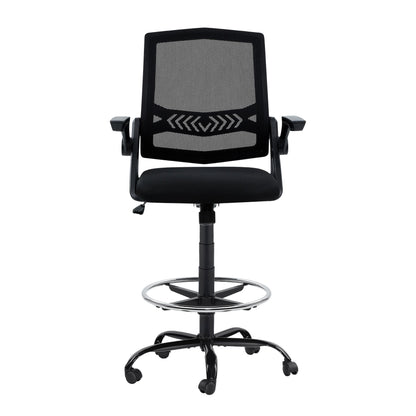 Office Chair Drafting Stool Mesh Chairs Black