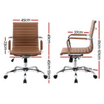 Office Chair Conference Chairs PU Leather Mid Back