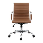 Office Chair Conference Chairs PU Leather Mid Back