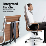 Office Chair Conference Chairs PU Leather Mid Back