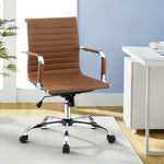 Office Chair Conference Chairs PU Leather Mid Back