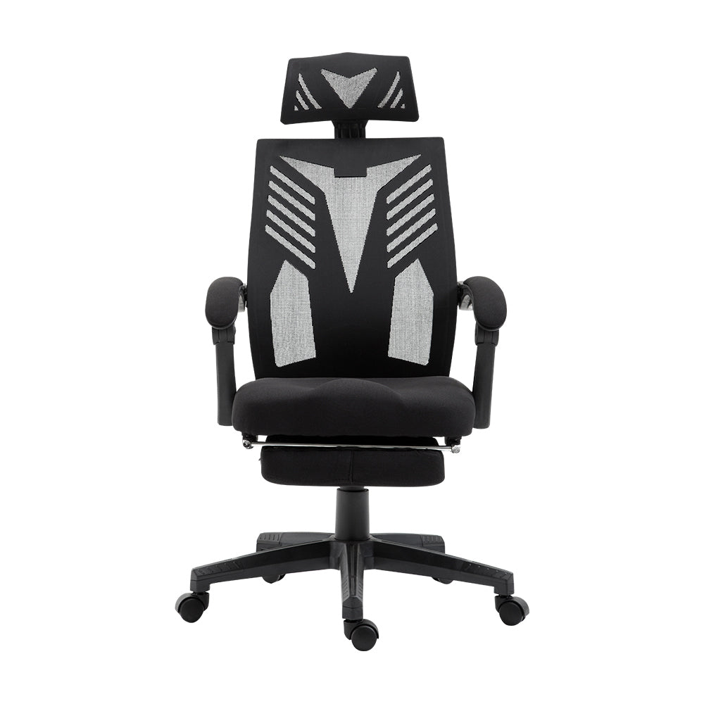 Stylish Mesh Office Chair Recliner Black
