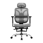Ergonomic Office Chair Footrest Grey