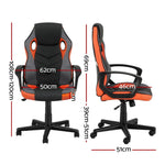 Gaming Office Chair Computer Executive Racing Chairs High Back Orange