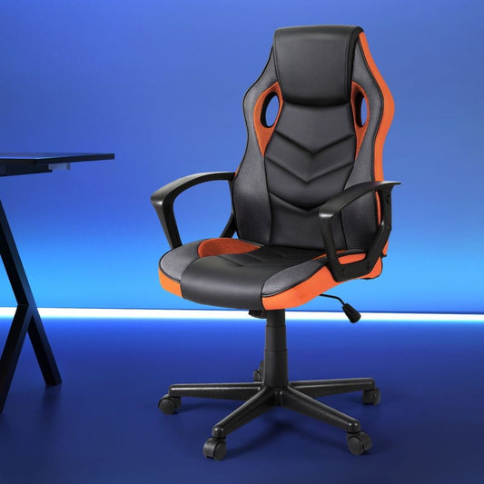 Gaming Office Chair Computer Executive Racing Chairs High Back Orange