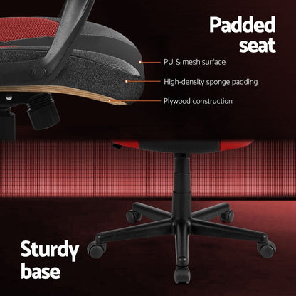 Gaming Office Chair Computer Chairs Grey/Purple/Red