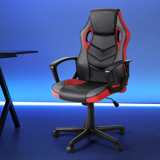 Gaming Office Chair Computer Chairs Grey/Purple/Red