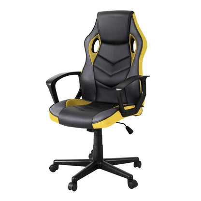 Gaming Office Chair Computer Executive Racing Chairs High Back Yellow