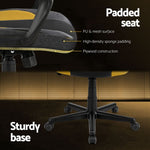 Gaming Office Chair Computer Executive Racing Chairs High Back Yellow