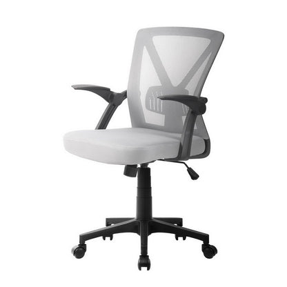 Gaming Office Chair Mesh Computer Chairs Mid Back Black/Grey