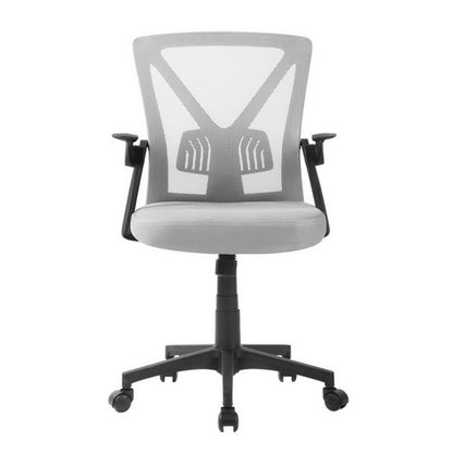 Gaming Office Chair Mesh Computer Chairs Mid Back Black/Grey