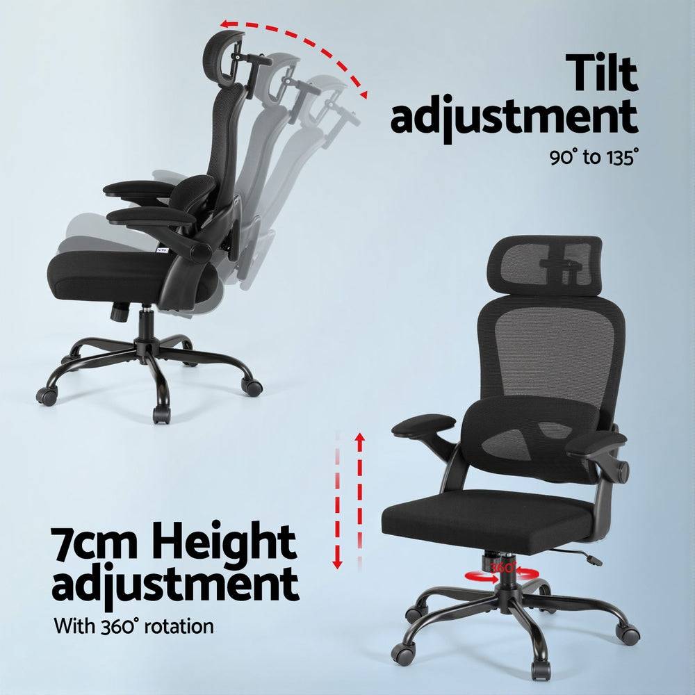 Ergonomic Office Chair Mesh Chairs Black