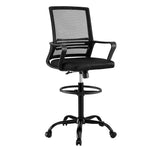 Office Chair Drafting Chairs Stool Computer Desk Studios Mesh Black