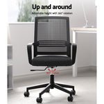 Grey/Black Mid Back Marvel Mesh Office Chair for Work and Gaming