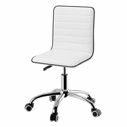 Artiss Office Chair Conference Chairs PU Leather Low Back Black