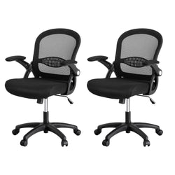 2x Mesh Office Chair Computer Gaming Desk Chairs Work Study Mid Back