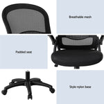 2x Mesh Office Chair Computer Gaming Desk Chairs Work Study Mid Back
