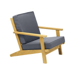 Outdoor Armchair Furniture Sun Lounge Wood Chair Patio Beach Garden Sofa