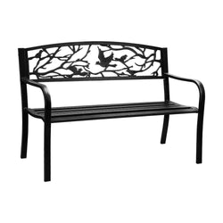 Relax in Style: Outdoor Chair Furniture with Bird Pattern Patio