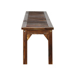 Garden Bench Wood Patio 190cm Slatted Seat Outdoor