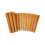 2PC Garden Wooden Pathway 8ft Roll-Out Curved