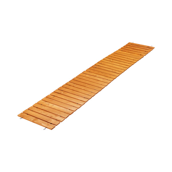  Garden Wooden Pathway 8ft Straight Roll-Out