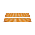 2PC Garden Wooden Pathway 8ft Roll-Out Straight Walkway