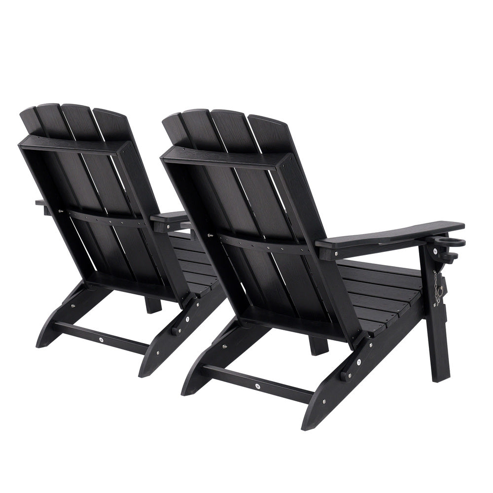 Black black 70x87x89.5cm, rear view