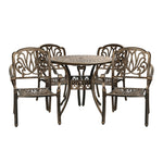 Outdoor Furniture 5 Piece Dining Set Chairs Table Bistro Set Patio Garden