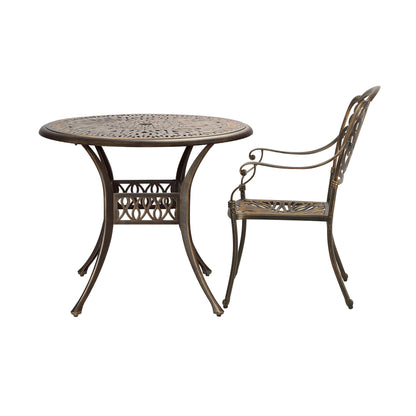 Outdoor Furniture 5 Piece Dining Set Chairs Table Bistro Set Patio Garden