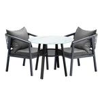 3PCS/5PCS Outdoor Dining Set Table Lounge Chair