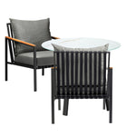 Outdoor Dining Setting Table Sofa Chairs 3PCS/5PCS