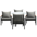 Outdoor Dining Setting Table Sofa Chairs 3PCS/5PCS