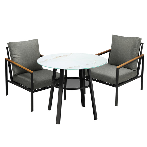  3PCS/5PCS Outdoor Dining Setting Patio Bistro Set