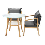 3PCS/5PCS Outdoor Dining Set Table Lounge Chair