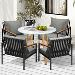 Outdoor Dining Setting Table Sofa Chairs 3PCS/5PCS