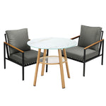 3PCS/5PCS Outdoor Dining Setting Patio Bistro Set