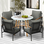 3PCS/5PCS Outdoor Dining Setting Patio Bistro Set