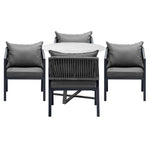 3PCS/5PCS Outdoor Dining Set Table&Lounge Chair