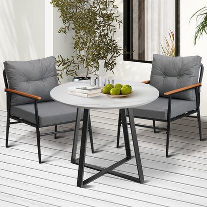 Outdoor Dining Set Patio Setting 4 Seater Round Table