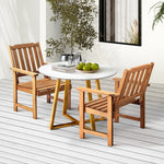 Outdoor Patio Set Solid Wood Chair&Table 3PC & 5PC